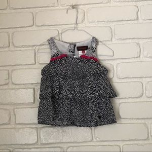 Catimini, girls size 4 patterned shirt.